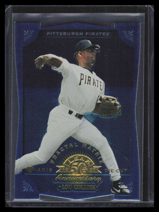 1998 Leaf Fractal Diamond Axis 65 Lou Collier 29/50
