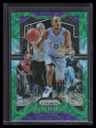 2019-20 Panini Prizm Prizms Choice Green Refractor 137 Avery Bradley 4/8