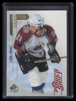 1998-99 SP Authentic Power Shift 20 Peter Forsberg 198/500