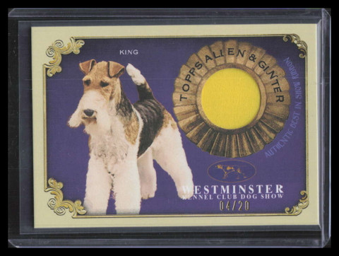 2024 Topps Allen and Ginter Westminster Stars of Show Relics King Ribbon 4/20