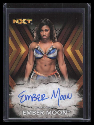 2017 Topps WWE NXT Autographs Bronze RAEM Ember Moon Rookie Auto 88/99