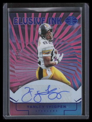 2024 Panini Illusions Elusive Ink Blue 5 Yancey Thigpen Auto 28/75