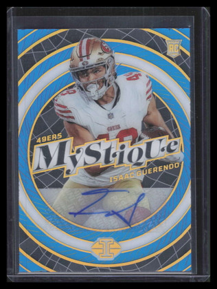 2024 Panini Illusions Mystique Autograph Light Blue Isaac Guerendo RC Auto 29/35