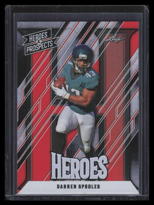 2024 Leaf Heroes and Prospects Red 176 Darren Sproles 7/25