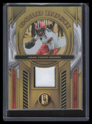 2024 Panini Gold Standard Rush Jerseys White Gold 23 Amari Cooper Patch 32/49