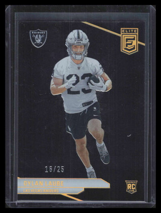 2024 Elite Black 129 Dylan Laube Rookie 16/25