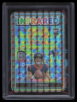 2023 Panini Spectra Infrared Interstellar 2 CJ Stroud Rookie 21/50