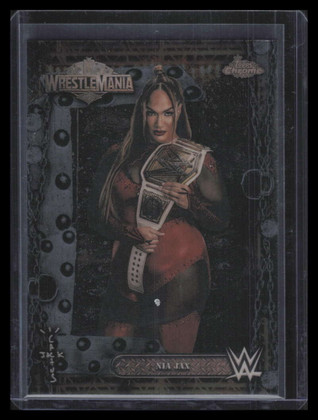 2025 Topps Chrome WWE Cactus Jack x WrestleMania Cactus Champions cca13 Nia Jax