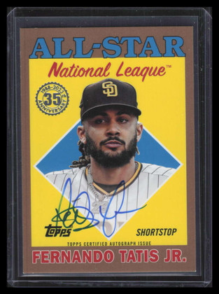 2023 Topps '88 All Star Autographs Gold 88asaft Fernando Tatis Jr. Auto 25/25