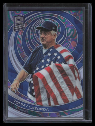 2023 Panini Chronicles Spectra Psychedelic 16 Tommy Lasorda