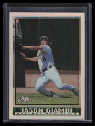 1998 Topps Chrome Refractor 176 Jason Giambi