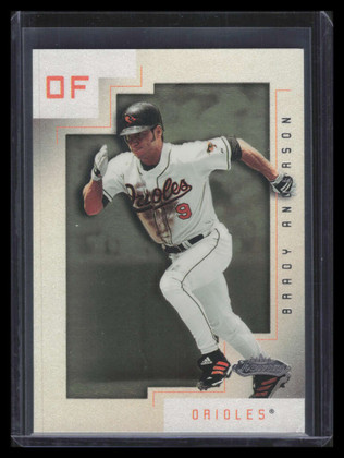 2001 Fleer Showcase Legacy 39 Brady Anderson 36/50