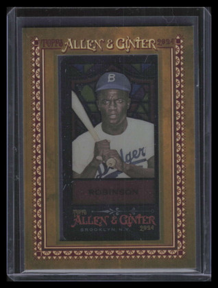 2024 Topps Allen and Ginter Mini Stained Glass 170 Jackie Robinson /25 ID: 173356