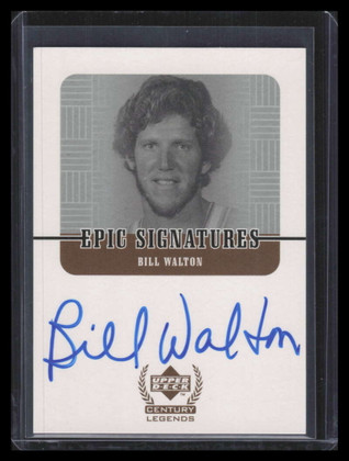 1999 Upper Deck Century Legends Epic Signatures BW Bill Walton Auto
