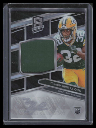 2024 Panini Spectra 224 MarShawn Lloyd Rookie Patch Auto 37/99