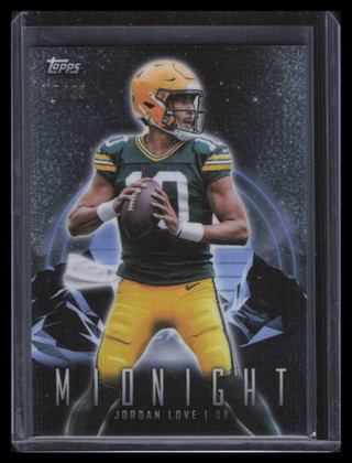 2024 Topps Midnight Winter Solistice 34 Jordan Love 5/35