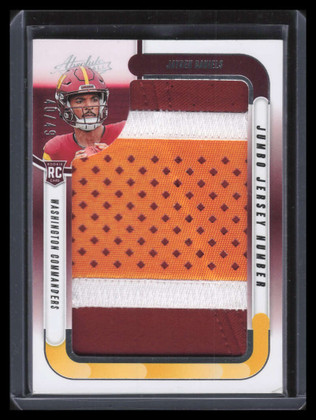 2024 Absolute Jumbo Jersey Number 2 Jayden Daniels Rookie Jumbo Patch 40/49 READ