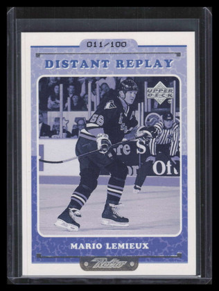 1999-00 Upper Deck Retro Distant Replay Level 2 dr12 Mario Lemieux 11/100