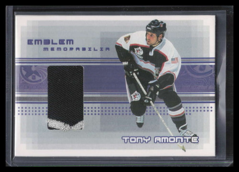 2000-01 BAP Memorabilia Jersey Emblems e11 Tony Amonte Logo Patch