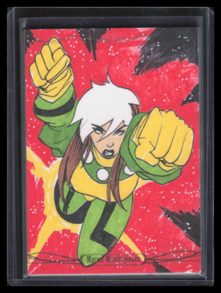 2016 SkyBox Marvel Masterpieces Sketches NNO Boo A. O. A. Rogue Sketch 1/1