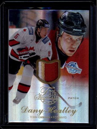 2014-15 Fleer Showcase Memorabilia Prime 14 Dany Heatly Team Canada Patch 2/10
