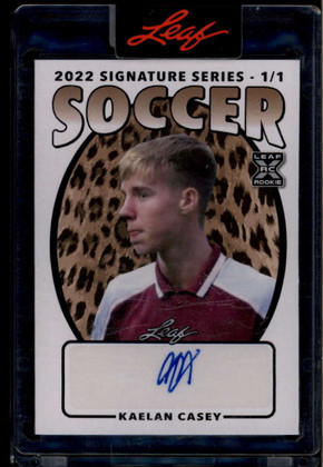 2022 Leaf Signature Series Leopard sskc1 Kaelan Casey Auto 1/1