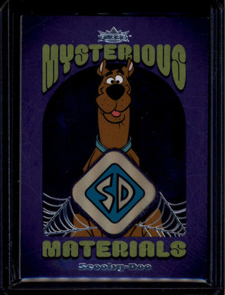 2025 Fleer Scooby-Doo Mysterious Material my8 Scooby-Doo Gold Dog Tag Relic
