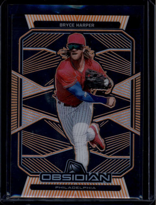 2020 Panini Obsidian Electric Etch Orange 7 Bryce Harper 50/50