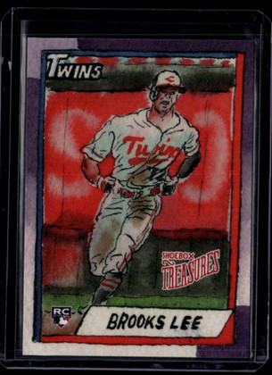 2025 Topps Shoebox Treasures First Light '90 Redux Stamp fl2 Brooks Lee RC 64/99