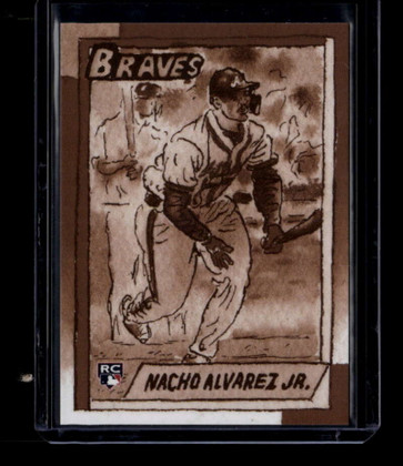 2025 Topps Shoebox Treasures First Light '90 Redux Sepia Nacho Alvarez RC 7/50