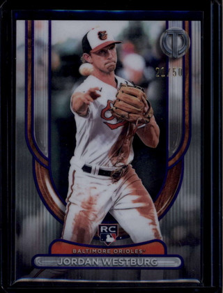 2024 Topps Tribute Purple 99 Jordan Westburg Rookie 21/50