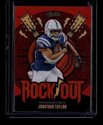 2024 Absolute Rock Out Spectrum Orange 10 Jonathan Taylor 62/75