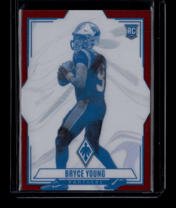 2023 Panini Phoenix Contours Red 2 Bryce Young Rookie 167/199