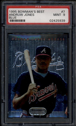 1995 Bowman's Best b7 Andruw Jones Blue Rookie PSA 9 MINT