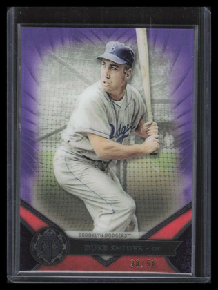 2017 Topps Tribute Purple 8 Duke Snider 30/50