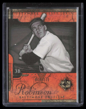 2005 Ultimate Collection 105 Brooks Robinson RET 6/275 Retired