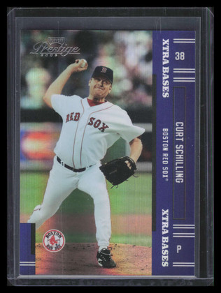 2005 Playoff Prestige Xtra Bases Purple 38 Curt Schilling 54/100