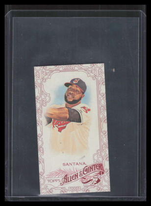 2015 Topps Allen and Ginter Mini Red 11 Carlos Santana 9/40