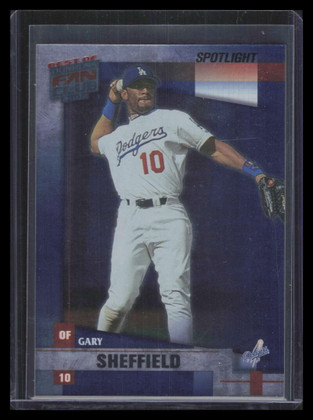2002 Donruss Best of Fan Club Spotlight 36 Gary Sheffield 62/100