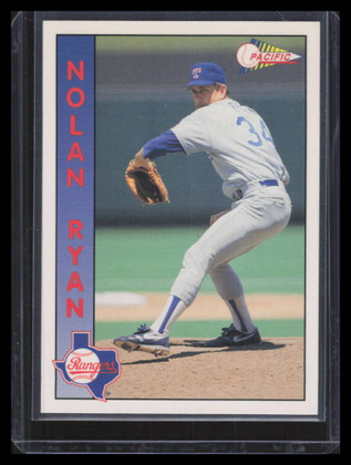 1993 Pacific Ryan Limited White Borders 8 Nolan Ryan Strikeout Leader 153379