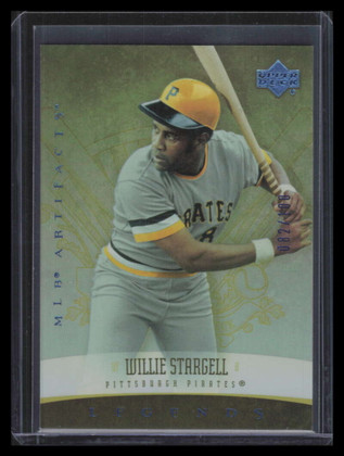2005 Artifacts Rainbow Blue 199 Willie Stargell LGD 82/100 Legends
