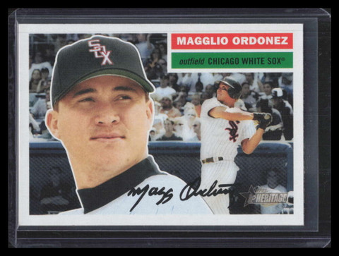 2005 Topps Heritage 118b Magglio Ordonez White Uni SP 153468