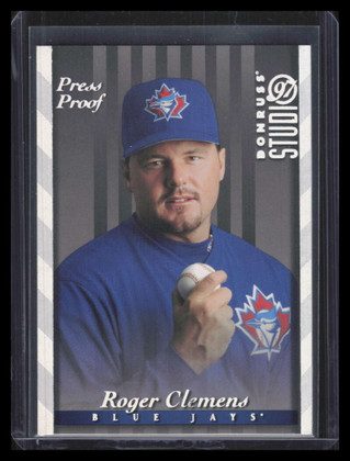 1997 Studio Silver Press Proofs 17 Roger Clemens /1500