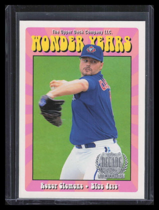 1999 Upper Deck Wonder Years Double wy5 Roger Clemens 1400/2000