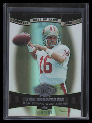 2006 Topps Triple Threads Sepia 38 Joe Montana 210/499