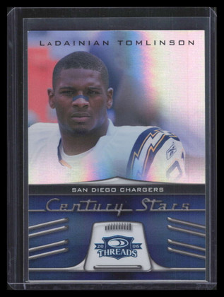 2006 Donruss Threads Century Stars Blue 7 LaDainian Tomlinson 12/100