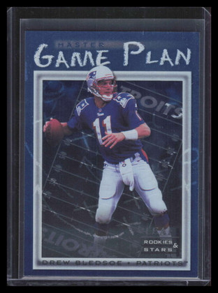 1998 Leaf Rookies and Stars Game Plan Masters 19 Drew Bledsoe 308/500