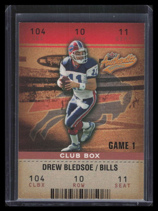 2003 Fleer Authentix Club Box 52 Drew Bledsoe 53/100