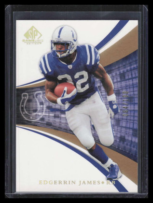 2004 SP Game Used Edition Gold 42 Edgerrin James 64/100