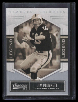 2010 Classics Timeless Tributes Silver 227 Jim Plunkett 21/100